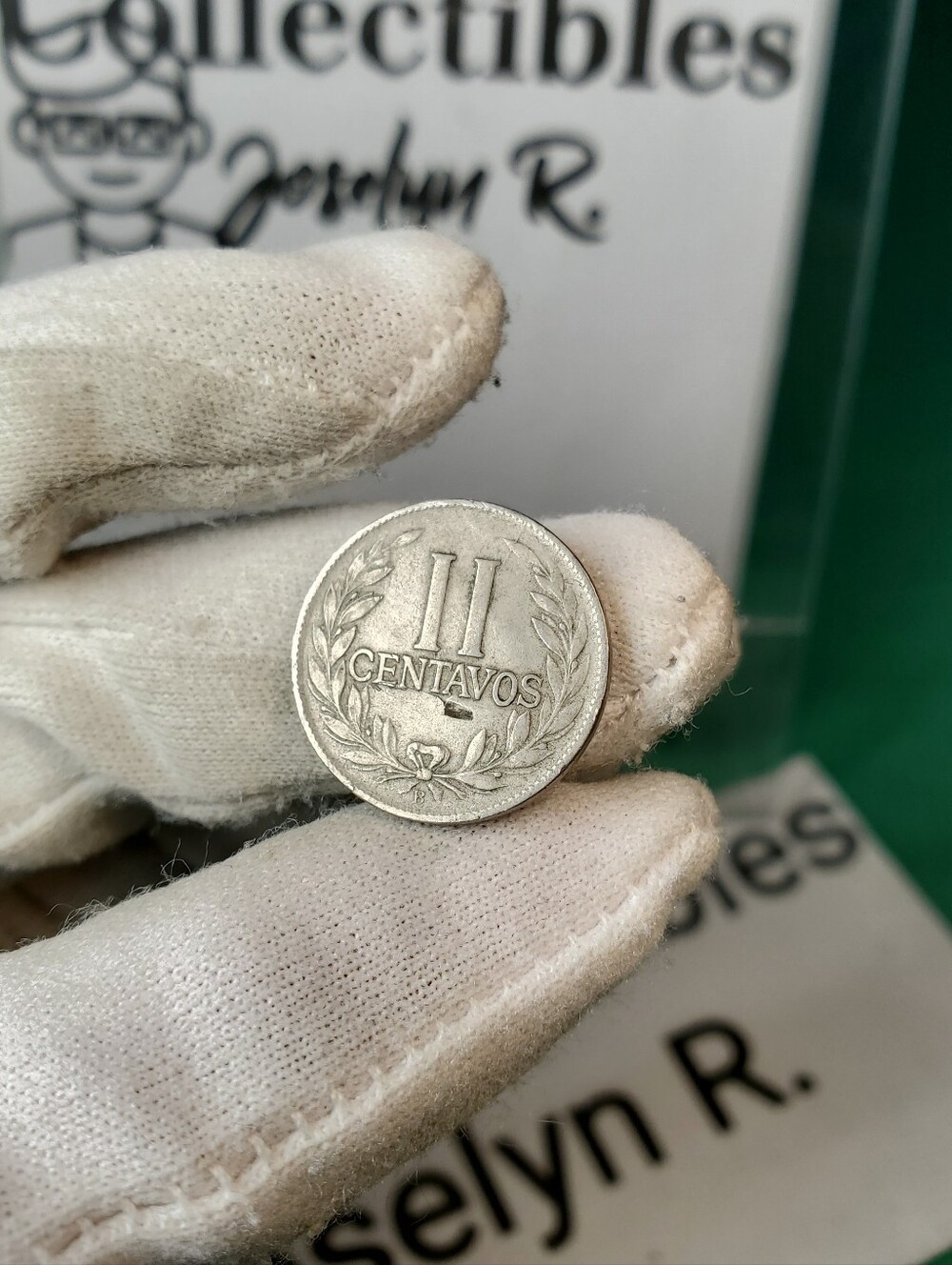 1947 circulated Colombia 2 Centavos KM# 198